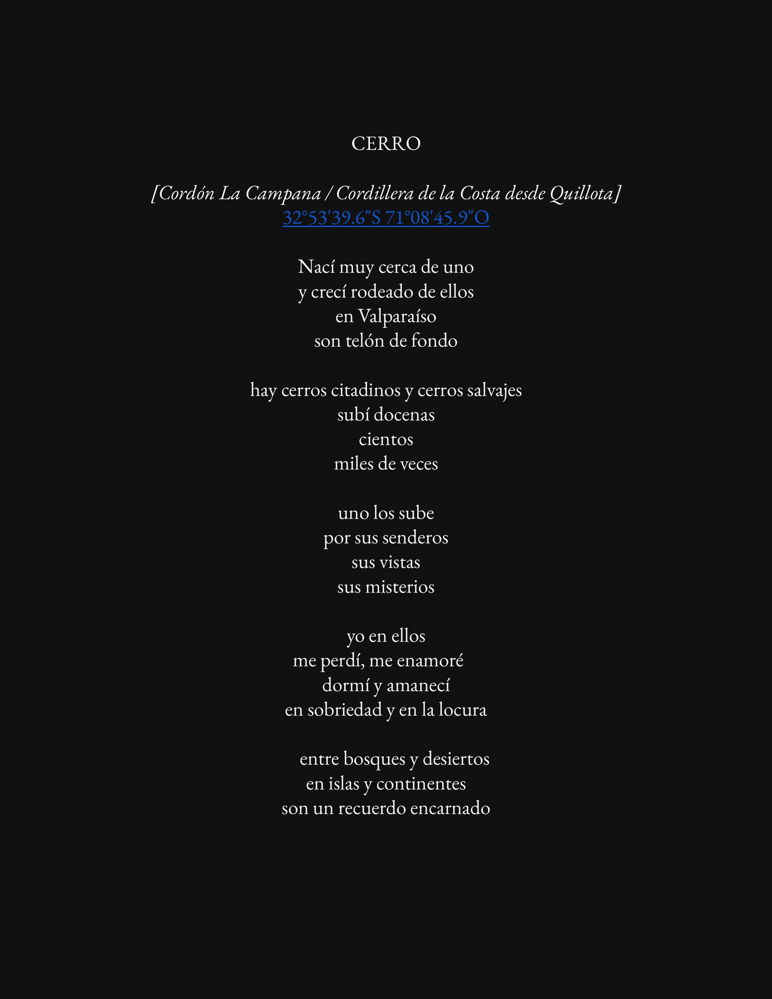Poema Cerro de Atlas de los 39.